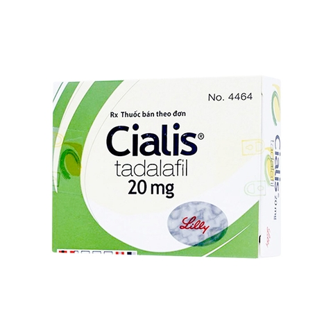 Thuốc Cialis điều trị rối loạn cương dương (hộp 1 vỉ x 2 viên)