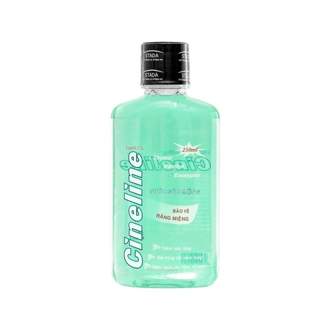 Nước súc miệng Cineline sát trùng, khử mùi hôi (chai 250ml)