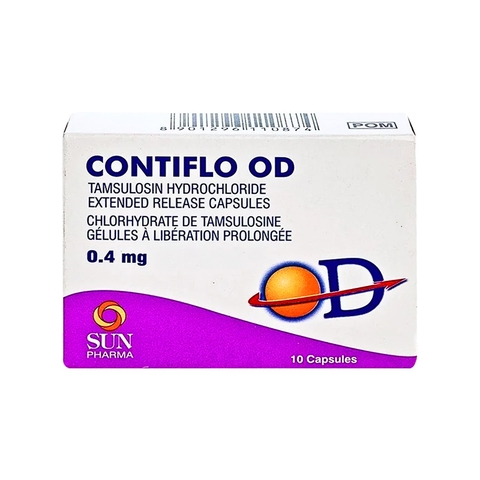 Thuốc Contiflo OD 0,4mg điều trị chứng phì đại tuyến tiền liệt (hộp 1 vỉ x 10 viên)