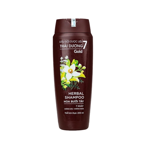 Dầu gội Dược liệu Thái Dương 7 Hoa Bưởi Tây (chai 200ml)