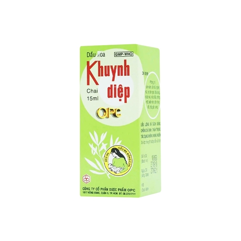 Dầu Khuynh Diệp OPC phòng và trị cảm cúm, sổ mũi, nghẹt mũi (chai 15ml)