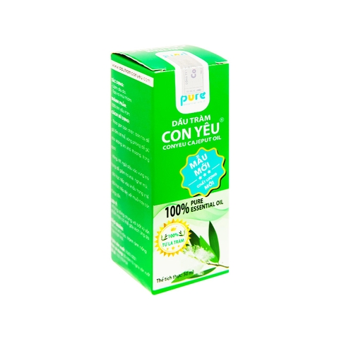 Dầu tràm Con Yêu giữ ấm, phòng cảm lạnh (hộp 1 chai x 50ml)