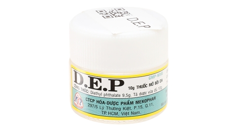 Thuốc mỡ bôi da D.E.P điều trị ghẻ ngứa (hộp 1 lọ x 10g)