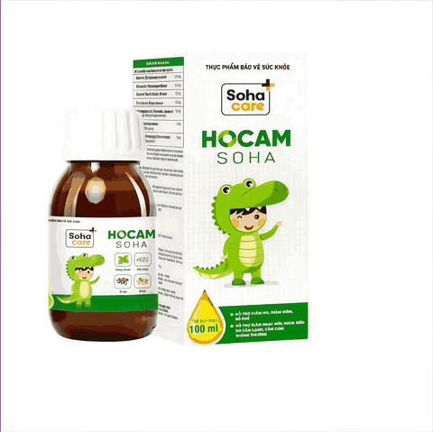 Siro HOCAM Soha hỗ trợ bổ phế, giảm ho, sổ mũi (hộp 1 chai x 100ml)