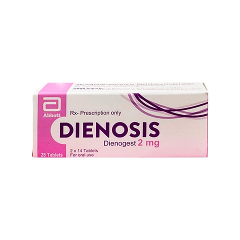 Thuốc Dienosis 2mg điều trị lạc nội mạc tử cung (hộp 2 vỉ x 14 viên)