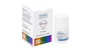 Thuốc Minirin 0.1mg điều trị đái tháo nhạt, tiểu đêm (hộp 1 lọ x 30 viên)