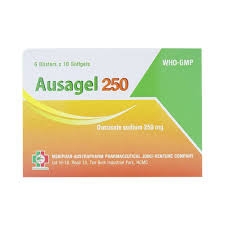 Thuốc Ausagel 250 điều trị táo bón (hộp 6 vỉ x 10 viên)