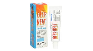 Kem xoa bóp Deep Heat Rub Plus giảm đau cơ, xương khớp (hộp 1 tuýp x 100g)