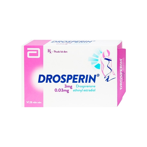 Thuốc tránh thai hằng ngày Drosperin (hộp 1 vỉ x 28 viên)