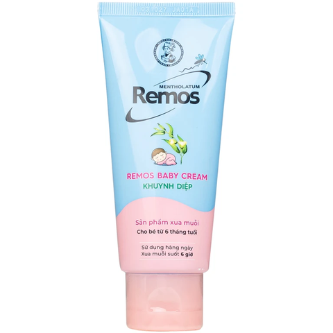 Kem xua muỗi Remos Baby Hương Khuynh Diệp cho bé (tuýp x 70g)