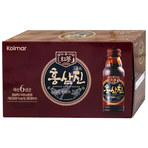 Nước Hồng Sâm Hongsamjin Gold (hộp 10 chai x 100ml)