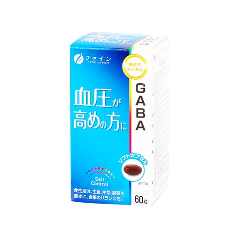 Viên uống hỗ trợ ổn định huyết áp Fine Japan FFC GABA (hộp 1 chai x 60 viên)