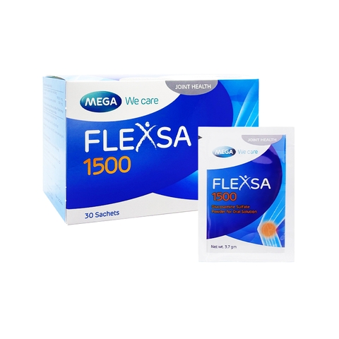 Thuốc bột Flexsa 1500 giảm triệu chứng viêm khớp gối (hộp 30 gói x 3.7g)