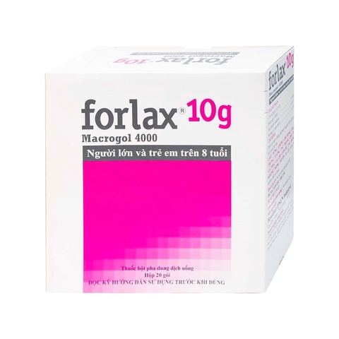 Bột pha dung dịch Forlax điều trị táo bón (hộp 20 gói)