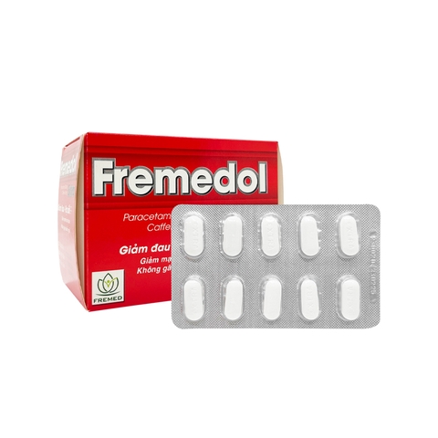 Thuốc Fremedol Extra giảm cơn đau, hạ sốt (hộp 10 vỉ x 10 viên)