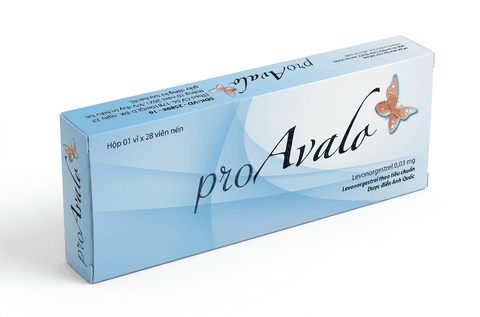 Thuốc tránh thai hằng ngày ProAvalo Day 0,03mg (hộp 1 vỉ x 28 viên)