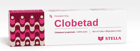Kem bôi Clobetad chống viêm, chống ngứa ngoài da (hộp 1 tuýp x 15g)