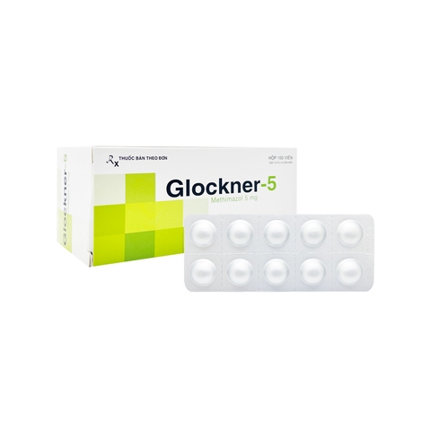 Viên nén Glockner-5 điều trị triệu chứng cường giáp (hộp 10 vỉ x 10 viên)