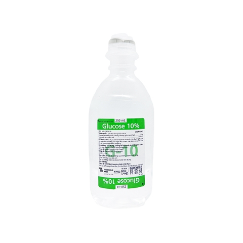 Dung dịch Glucose 10% Kabi dự phòng và điều trị hạ đường huyết (chai 250ml)