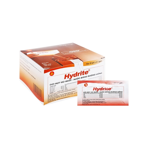 Bột pha dung dịch uống Hydrite bù nước và điện giải (hộp 30 gói x 4.1g)