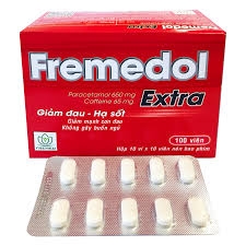 Thuốc Fremedol Extra giảm cơn đau, hạ sốt (hộp 10 vỉ x 10 viên)
