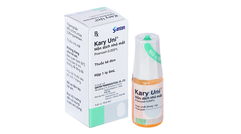 Thuốc nhỏ mắt Kary Uni điều trị đục thủy tinh thể (hộp 1 chai x 5ml)