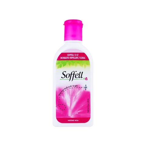 Kem chống muỗi Soffell Hương Hoa (chai 60ml)