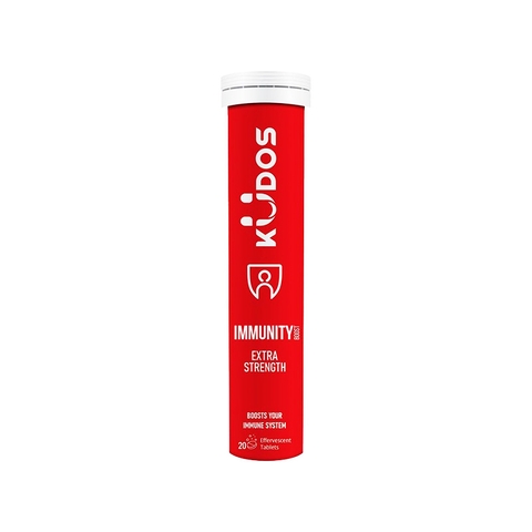 Viên sủi KUDOS Immunity - Extra Strength hỗ trợ tăng cường sức đề kháng (tuýp 20 viên)