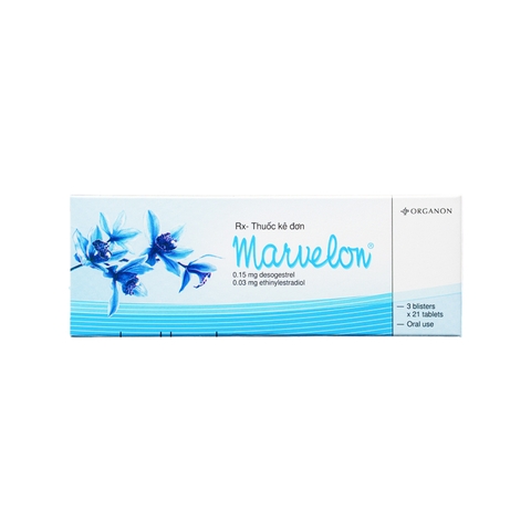 Marvelon thuốc tránh thai hàng ngày (hộp 3 vỉ x 21 viên)