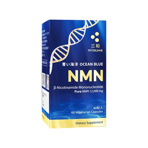 Viên uống Mitsuwa Ocean Blue NMN hỗ trợ chống lão hóa (hộp 1 chai x 60 viên)