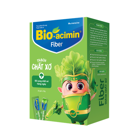 Thạch chất xơ Bio-acimin Fiber (hộp 20 gói x 15g)