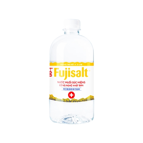 Nước muối súc miệng ion Fujisalt The Mát (chai 680ml)