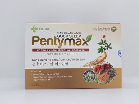 Viên Ăn Ngủ Ngon Good Sleep Pentymax hỗ trợ ăn ngon miệng, ngủ ngon giấc (hộp 60 viên)