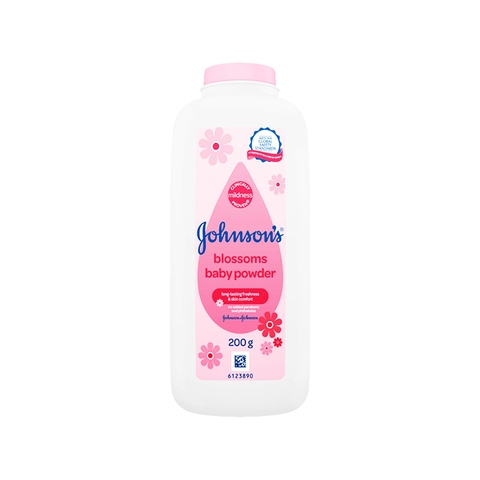 Phấn thơm hương hoa Johnsons Blossoms Baby Powder (chai 200g)