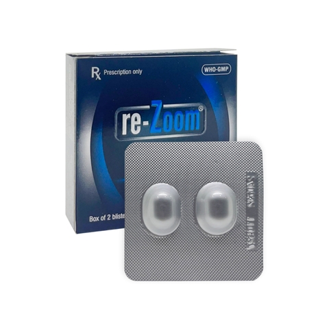 Thuốc Re-Zoom X điều trị rối loạn cương dương (hộp 2 vỉ x 2 viên)