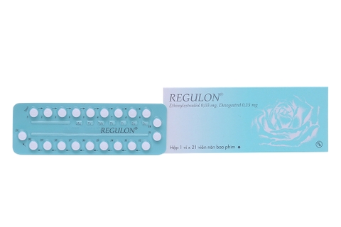 Thuốc Regulon tránh thai hằng ngày (hộp 1 vỉ x 21 viên)