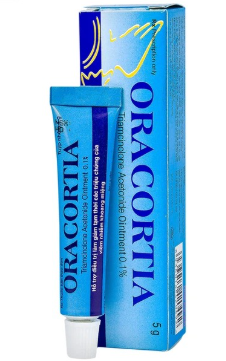 Thuốc mỡ Oracortia 0.1% điều trị viêm nhiễm khoang miệng (hộp 1 tuýp x 5g)