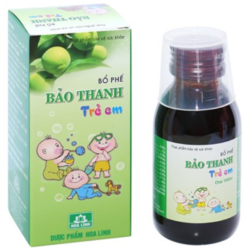 Siro Bảo Thanh hỗ trợ bổ phế cho trẻ em (hộp 1 lọ x 100ml)