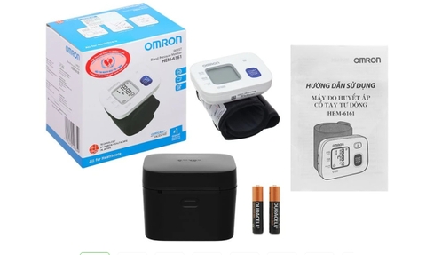 Máy đo huyết áp cổ tay Omron HEM-6161 (hộp 1 máy)