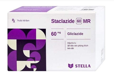 Thuốc Staclazide 30 MR điều trị đái tháo đường tuýp 2 (hộp 6 vỉ x 10 viên)