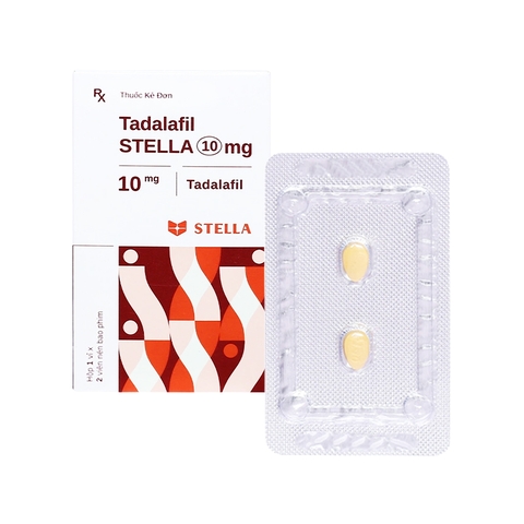 Thuốc Tadalafil Stella 10mg trị rối loạn cương dương (hộp 1 vỉ x 2 viên)