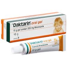 Daktarin Oral Gel trị nhiễm nấm khoang miệng, hầu (hộp 1 tuýp x 10g)