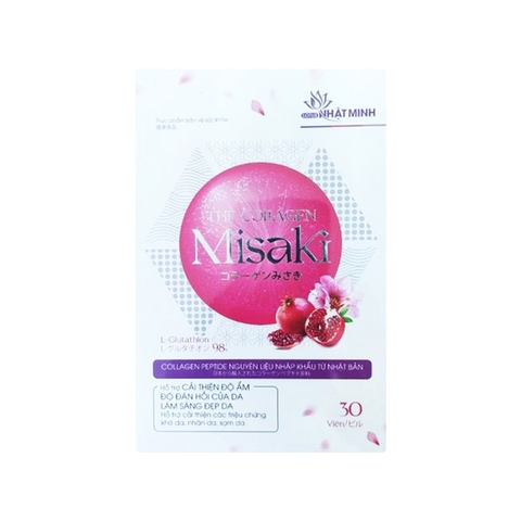The Collagen Misaki hỗ trợ độ ẩm, làm sáng da (hộp 30 viên)