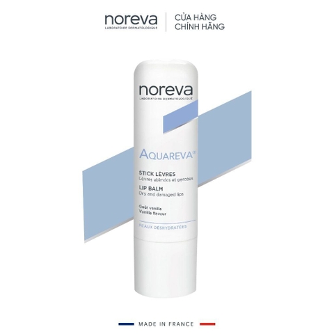 Son dưỡng môi mềm mại và căng mọng tự nhiên Noreva Aquareva Lip Balm (thỏi x 4g)