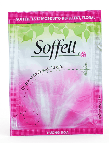 Kem chống muỗi Soffell Hương Hoa (gói x 6ml)