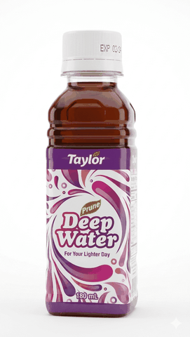Nước ép mận tự nhiên Taylor Deep Water (chai 180ml)