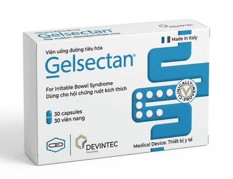 Viên uống Gelsectan hỗ trợ giảm và phòng ngừa triệu chứng hội chứng ruột kích thích (hộp 30 viên)