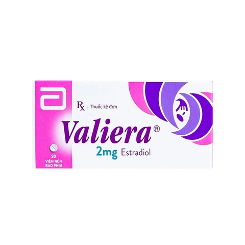 Thuốc Valiera 2mg điều trị chứng rối loạn vận mạch (hộp 1 vỉ x 30 viên)
