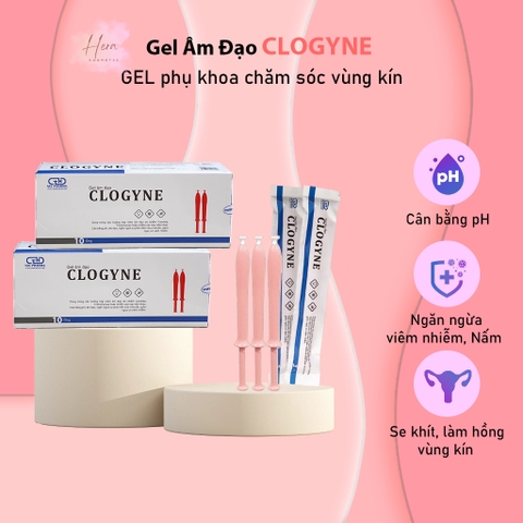 Gel âm đạo Clogyne hỗ trợ cân bằng PH âm đạo, giảm nguy cơ viêm nhiễm (hộp 10 ống)