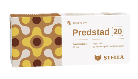 Thuốc Predstad 5 kháng viêm, ức chế miễn dịch (hộp 3 vỉ x 10 viên)